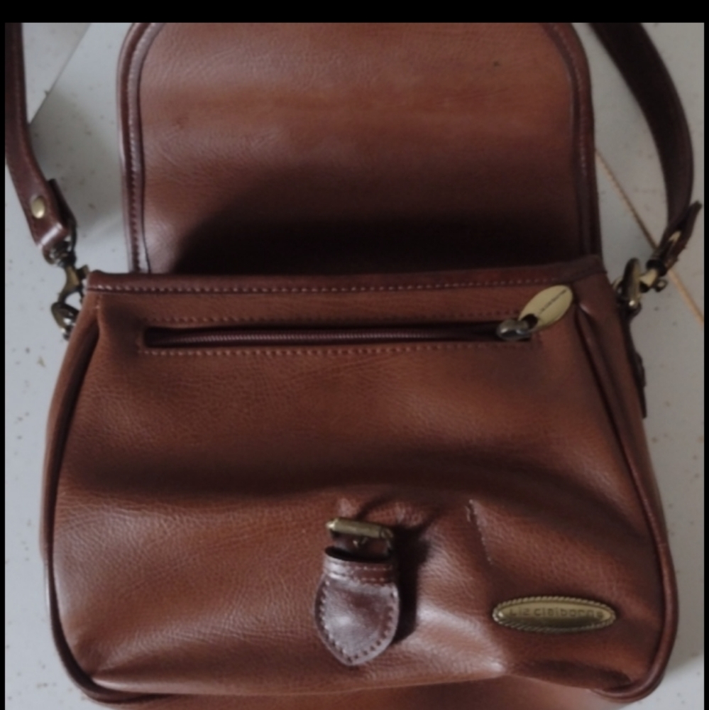 Liz Claiborne Faux Leather Shoulder Bag - Picture 2 of 10